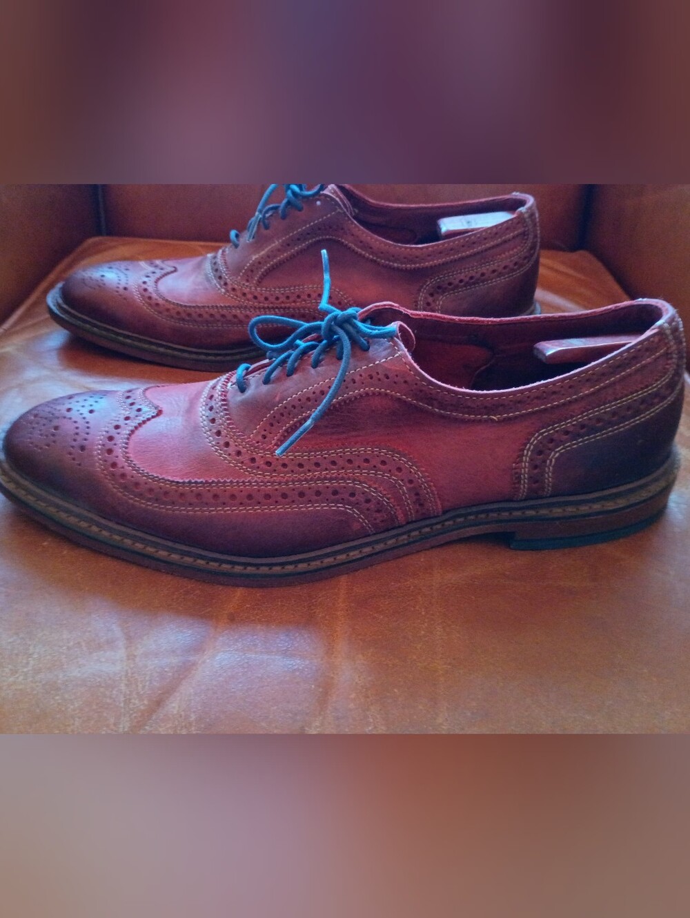 Allen Edmonds Neumok Wingtip Oxford 13 D Red